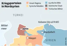  ??  ?? TÜRKEI SYRIEN