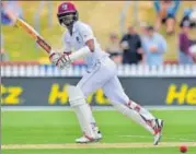  ?? AFP ?? ▪ Kraigg Brathwaite led the fightback with an unbeaten 79.