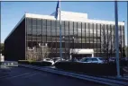  ?? Tyler Sizemore / Hearst Connecticu­t Media ?? Lone Pine Capital renewed its lease for about 39,000 square feet in the office building at 2 Greenwich Plaza in downtown Greenwich, marking the third-largest lease in Fairfield County in the third quarter, according to commercial real estate firm Newmark Knight Frank.