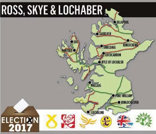  ??  ?? VOTE: In 2015, Mr Blackford secured a majority of 5,124 over Mr Kennedy as the SNP surge caused a political earthquake in Scotland