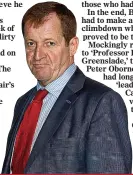  ??  ?? TARNISHED:
Alastair Campbell