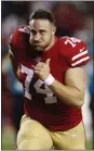  ?? RANDY VAZQUEZ — STAFF ?? 49ers’ lineman Joe Staley went from wide-eyed rookie 12 years ago to the veteran player others now lean on.