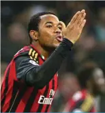  ?? ?? MILAN: (FILES) AC Milan’s Brazilian forward Robinho celebrates after scoring in Milan. Former Manchester City and Real Madrid striker Robinho will serve a nine-year rape sentence, imposed on him by an Italian court, in Brazil. — AFP