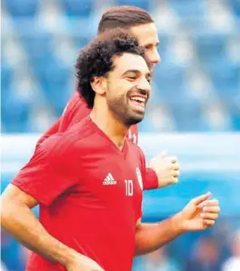  ?? Foto: Efe ?? Mohamed Salah durante un entrenamie­nto.