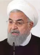  ??  ?? Hassan Rouhani