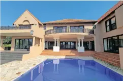 ??  ?? The large home in Zimbali Coastal Resort and Estate to be sold by In2assets on June 23.