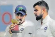  ?? AP ?? Ravindra Jadeja (left) has flourished under Virat Kohli.