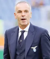  ??  ?? Stefano Pioli, 50 anni, allenatore della Lazio