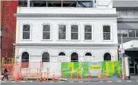  ?? Photo / Alex Burton ?? The two-level Prince of Wales Hotel has been restored as part of the City Mission build.