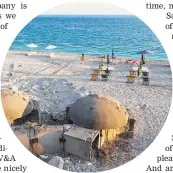  ?? Picture / Getty Images ?? Bunkers like these at the beach of Dhermi are still seen around Albania.