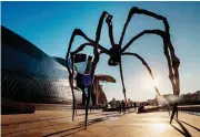  ??  ?? French-American artist Louise Bourgeois, famous for sculptures like the Maman giant spider in Bilbao, is her art idol.