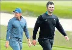  ??  ?? SED DE VICTORIA. Rory McIlroy y Jon Rahm, dos aspirantes.