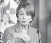  ?? Mark Wilson
Getty Images ?? NANCY PELOSI OWES her initial election to the U.S. House in 1987 largely to Republican voters.