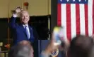  ?? Photograph: Kevin Lamarque/Reuters ?? President Joe Biden waves to supporters after delivering remarks during a visit to Gateway Technical College in Sturtevant, Wisconsin, on Wednesday.