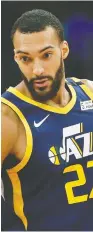  ?? DUANE BURLESON/THE ASSOCIATED PRESS/FILES ?? Utah Jazz centre Rudy Gobert