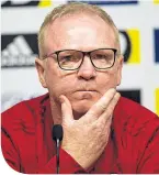  ??  ?? Scotland manager Alex Mcleish