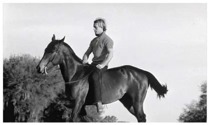  ?? ?? ‘A girth strap, for non-horsey people, is the belt that holds the saddle to the horse.’ Composite: Alamy