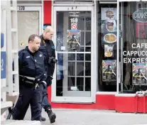  ?? ALLEN McINNIS ?? Sources familiar with the investigat­ion confirmed reports that Philipos Kollaros was shot inside Café Cubano on Tuesday night.