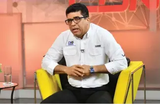  ?? FELIX DE LA CRUZ ?? Dío Astacio durante su entrevista en programa Despierta con CDN.