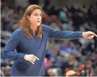  ?? CHARLES REX ARBOGAST/AP ?? Connecticu­t Sun head coach Stephanie White, seen July 2, guided her team to a 27-win season and a No. 3 seed in the playoffs. She was named WNBA Coach of the Year on Sunday.