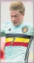  ??  ?? STRIKE: De Bruyne