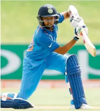  ?? ICC website ?? Indian skipper Prithvi Shaw slammed a strokeful fifty. —