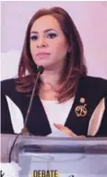  ??  ?? Karen Ricardo, diputada por la provincia Santo Domingo (PLD).