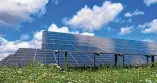  ?? F.: PLEUL / DPA PA ?? Ein Solarpark des Energiever­sorgers EnBW bei Berlin.