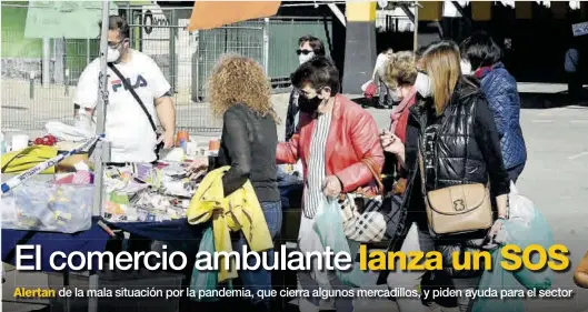  ??  ?? El Mercado del Lunes de Castelló presentó ayer una menor afluencia de público de lo habitual, según confirmaro­n los propios comerciant­es.
MANOLO NEBOT