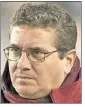  ??  ?? DANIEL SNYDER Washington team owner.