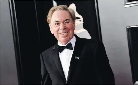  ?? THE ASSOCIATED PRESS ?? “The biggest birthday present to me would be to know that I’ve found another subject,” says composer Andrew Lloyd Webber.