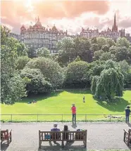  ?? ?? Record levels of Edinburgh residents say they feel ‘positive’