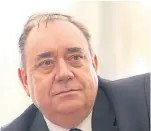  ?? Picture: PA. ?? Alex Salmond: Accused of sexual harassment.