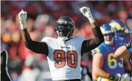  ?? ALEX MENENDEZ/AP ?? Jason Pierre-Paul, a three-time Pro Bowl selection and two-time Super Bowl champion, reportedly agreed to a one-year deal with the Ravens.