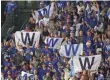  ?? JERRY LAI, USA TODAY SPORTS ?? Cubs fans are hoping to fly the “W” flags three more times.