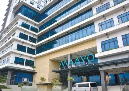  ?? SUNSTAR FOTO / ALLAN CUIZON ?? A STEP UP IN MEDICAL TOURISM. After launching its diagnostic and therapeuti­c clinics in July, Maayo Medical unveiled on Tuesday its specialty and wellness clinics.