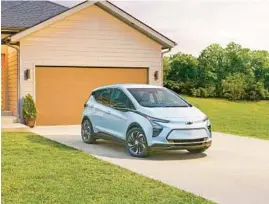  ?? GENERAL MOTORS ?? The 2023 Chevrolet Bolt EV.