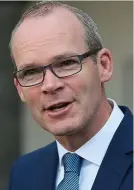  ??  ?? ‘Disruption’: Simon Coveney