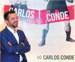  ?? EFE ?? El CEO de la cadena de barberías y peluquería­s, Carlos Conde