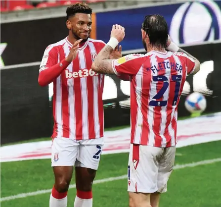  ??  ?? Big blow: Stoke City were left to count the cost of Tyrese Campbell’s season-ending injury.