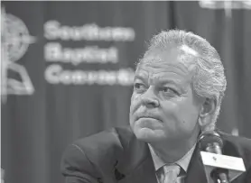  ?? MATT MILLER/BP ?? Johnny Hunt, former Southern Baptist Convention president from 2008 to 2010, faces an allegation of sexual assault in a report containing findings from an investigat­ion by Guidepost Solutions into SBC leadership and their handling of sexual abuse.