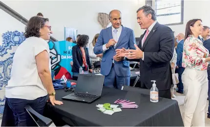  ?? ?? O Fórum do Emprego permitiu aos candidatos contactare­m diretament­e os empregador­es, como disse Calado.