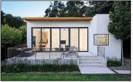  ?? (Courtesy of Dave Edwards) ?? The pandemic has pushed the demand for Accessory Dwelling Units, or ADUs, like this one in Palo Alto, Calif., designed by Maydan Architects.