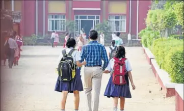  ?? HT FILE PHOTO ?? Parents of children studying at Ryan’s Sector 40 branch say they that if the school management reinstates Neerja Batra, they would withdraw their wards’ admission and not deposit the fee.