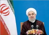  ?? ATTA KENARE/GETTY-AFP ?? Iranian President Hassan Rouhani won re-election Saturday and said he wants further internatio­nal outreach.