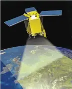  ?? BILD: SN/ESA ?? Sentinel-5P spürt Luftversch­mutzung auf.