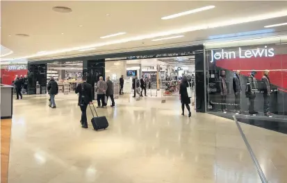  ??  ?? John Lewis’s Grand Central store in Birmingham is to close despite opening just five years ago