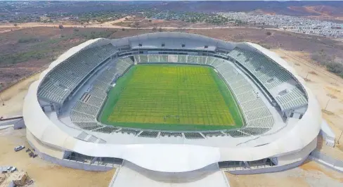  ?? FOTO: EL DEBATE ?? > Vista aérea del estadio de Mazatlán FC.