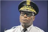  ?? ASHLEE REZIN/SUN-TIMES FILE ?? In a letter to COPA in February 2022, then-Police Supt. David Brown (above) argued the shooting at the Hyde Park apartment building was within department policy and that the officer should be exonerated.