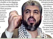  ?? PHOTO: AP ?? Hamas political leader Khaled Mashaal